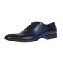 Pantofi barbati eleganti din piele naturala bleumarin - 024BL